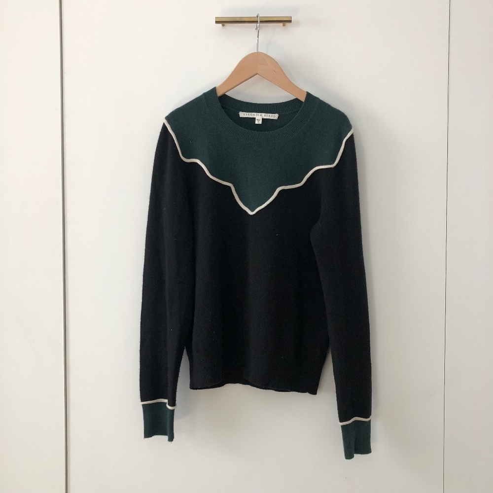 Veronica Beard - ATTY SWEATER Medium 100% Cashmere Sweater